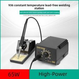 NONE Stazione di saldatura 936, kit stazione di saldatore da 60 W con temperatura regolabile 200-480C, saldatore elettrico per stazione di rilavorazione