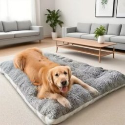 booteely Cuccia per Cani Extra Large in Peluche, Divano Morbido e Spesso in Poliestere, Tappetino per Gabbia, Letto per Cani di Piccola, Media e Grande Taglia