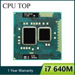 Intel Processore per laptop core I7 640m SLBTN Dual Core 2,8 GHz L3 4M CPU per notebook funziona su HM55