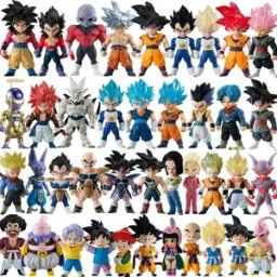 Bandai CANDY TOY Dragon Ball Super Saiyan Sun Goku Blue Hair Vegeta Buu Sun Gohan Action Figure Model Toys