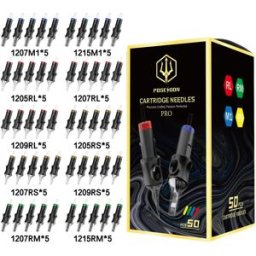 Poseidon 50 PZ PRO MAX Kit Aghi Per Tatuaggi Monouso Safty Misto Cartuccia Per Tatuaggi Ago Professionale Trucco Permanente Tattoo Nee