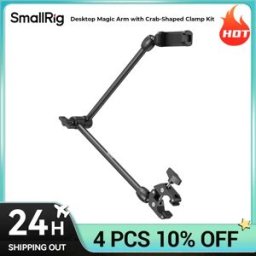 SmallRig Braccio magico da tavolo con kit morsetto a forma di granchio Braccio magico regolabile a due sezioni 55 cm 5624