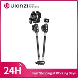 Ulanzi Kit Braccio Magico CO78 con Morsetto Super a 3 Griffe e Braccio Magico a 2 Sezioni con Clip per Telefono per Fotografia Interna/Esterna