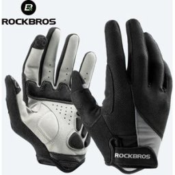 ROCKBROS Guanti da ciclismo antivento Bicicletta Touch Screen Equitazione MTB Guanto da bici Termico caldo Moto Inverno Autunno Abbigliamento da bici