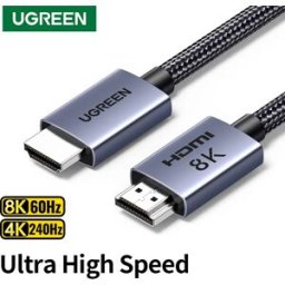 UGREEN Cavo HDMI 8K/60Hz per PS5 Xiaomi TV Box cavo 8K @ 60Hz certificato ad altissima velocità 48Gbps Dolby Vision HDCP2.3
