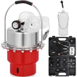 SucceBuy Kit di spurgo dei freni a pressione d'aria pneumatica Strumento per il cambio dell'olio del liquido dei freni dell'auto con serbatoio da 5 litri per il sistema di spurgo dei freni e della