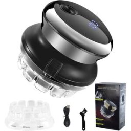 NONE Tagliacapelli Elettrico UFO con Display Digitale Intelligente, Kit da Barbiere Impermeabile per Casa, Rasoio Ricaricabile Senza Fili