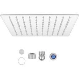 Tecnomat SOFFIONE DOCCIA LAGOA ARNO 25x25 cm IN ACCIAIO INOX AISI 304 1 GETTO ANTICALCARE