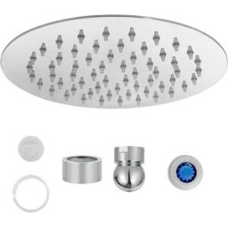 Tecnomat SOFFIONE DOCCIA LAGOA BRENTA Ø 20 cm IN ACCIAIO INOX AISI 304 1 GETTO ANTICALCARE