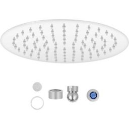 Tecnomat SOFFIONE DOCCIA LAGOA BRENTA Ø 25 cm IN ACCIAIO INOX AISI 304 1 GETTO ANTICALCARE