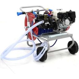 AgriEuro TOP-LINE Kit motopompa irrorazione con carrello - Pompa Comet APS41 motore Honda GX160