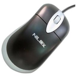 MOUSE OTTICO 800 DPI USB 2.0 + PS2 NILOX MT10 NERO