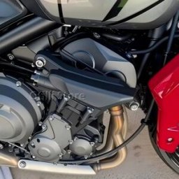 RUNNING PANTHER Kit Protezione Telaio 2021-2025 Trident 660, Slider Telaio, Protezione Anticaduta, Protezione Carena, Accessori Protezione Crash Pad per Trident 660