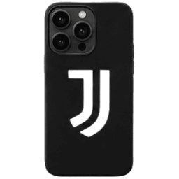 LA CASA DE LAS CARCASAS COVER UFFICIALE JUVENTUS PER IPHONE 16 PRO per Apple iPhone PRO, Nero