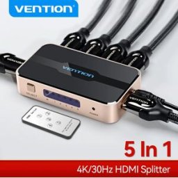 Vention HDMI Splitter 5 in 1 out 4K/30Hz HDMI 5x1 3x1 adattatore per XBOX 360 TV Mi Box Switch PS5 PS4 3 in 1 out HDMI 2.0 Switcher