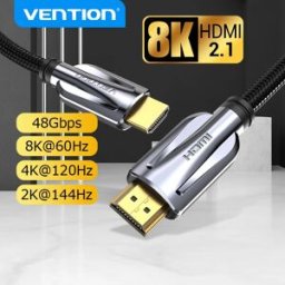 Vention Cavo HDMI 2.1 8K/60Hz 4K/120Hz 48Gbps Cavi digitali HDMI Splitter per Xiaomi TV Box HDR10 + PS5 Cavo interruttore HDMI 2.1