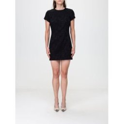 Saint Laurent Mini abito a tubino in misto cotone con stampa floreale Nero Taglia 40
