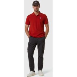 North Sails Polo con patch con logo Rust 3XL