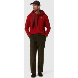North Sails Polo a maniche lunghe con patch con logo Rust XXL