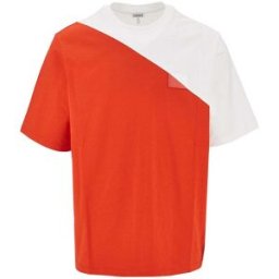 Loewe T-shirt in cotone con patch logo