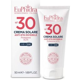 EUPHIDRA Crema Solare Anti-età' Invisible Protezione Alta Spf 30 50 ML