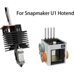 Sirol Kit Blocco Ceramico Hot End di Alta Qualità 0.4mm 24v 48w per Stampante 3D Snapmaker U1, Riscaldamento Stabile e Preciso, Alto Flusso, Parti U1