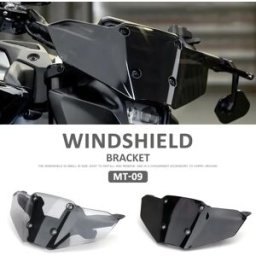 RUNNING PANTHER Per Yamaha MT-09 MT 09 MT09 2026 2025 2024: Kit Parabrezza Trasparente/Fumè/Nero con Staffa - Accessori Moto
