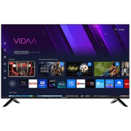 United UNLED55KM10VDA TV LED, SMART TV, 55 ", Processore CA55 x 4@1.2Ghz, Black, Classe G