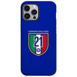 LA CASA DE LAS CARCASAS COVER UFFICIALE INTER PER IPHONE 16 PRO MAX per Apple iPhone Pro Max, Blu