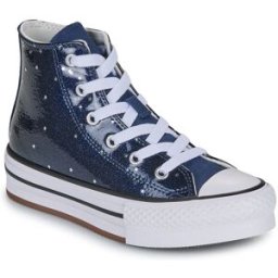 Converse Scarpe bambini CHUCK TAYLOR ALL STAR EVA LIFT GLITTER PLATFORM Blu 27
