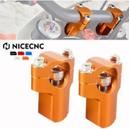 NICECNC 1 1/8 "28mm Manubrio Riser Morsetto di Montaggio Brcket Per KTM 690 SMC Enduro R 1090 730 890 1290 Super Adventure R Moto In Alluminio
