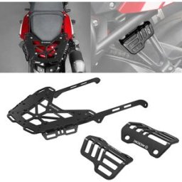 NICECNC Per Yamaha Tenere 700 2019-2024 Staffe di ancoraggio Portapacchi posteriore per Yamaha Tenere 700 World Raid 2022