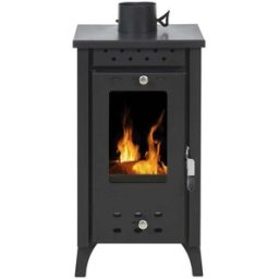 giordanoshop Stufa a Legna 33x38,5xh74 cm 7,7 Kw Matilde Nera...