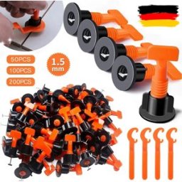 NONE 50-200PCS Sistema di livellamento per piastrelle per pavimenti Clip Distanziatori Kit livellatore in ceramica porcellanata per la posa di piastrelle Fissaggio a parete Strumenti di costruzione