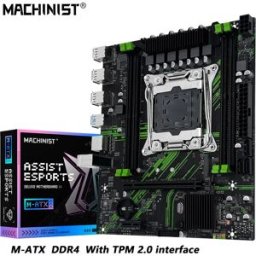MACHINIST X99 PR9 X99 Supporto scheda madre LGA 2011-3 Intel Xeon E5 V3 e V4 CPU DDR4 RAM SATA/NVME M.2 Slot USB3.0