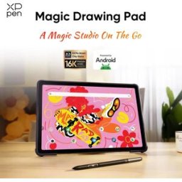 XPpen Tablet Android da 12,2 pollici, Magic Drawing Pad con funzione DP-IN, stilo X3 Pro (16K livelli di pressione/nessuna ricarica richiesta), batteria da 8000 mAh