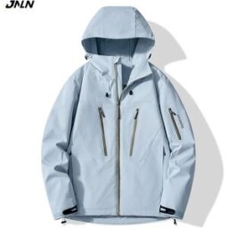 JNLN Cappotto antipioggia unisex Escursionismo Campeggio Trekking Alpinismo Giacche impermeabili Uomo Donna Giacca a vento sportiva antivento all'aperto