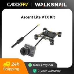 CADDXFPV Kit VTX CADDX Walksnail Ascent Lite, Trasmissione Digitale Immagini 1080P/60FPS, Bassa Latenza 35ms, Portata 3km per Occhiali FPV Ascent
