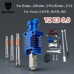 BEGRINT Aggiorna 300 ° C Testina di stampa ad alta velocità TZ E3 3.0 Hotend Kit per estrusore Hi-End Creality Ender 3/Ender 3 V2/CR10/CR10S/VORON 2.4