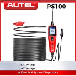 Autel PowerScan PS100 Tester AVOmetro per circuito elettrico per auto 12V 24V Kit sonda di alimentazione Strumenti diagnostici per batteria del sistema automobilistico