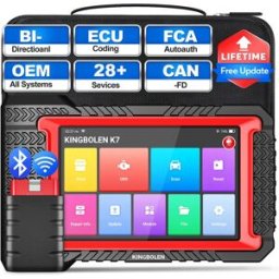 KINGBOLEN Aggiornamento gratuito a vita K7 ALL System Strumenti diagnostici per auto italiane Codifica ECU Test attivo 28 reset Scanner OBD PK LAUNCH X431 CRP919E BT