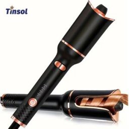 Tinsol Bigodino automatico per capelli Ferro arricciacapelli automatico Bigodino d'aria rotante in ceramica Air Spin Wand Styler Curl Machine Bigodino di capelli magico