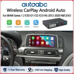 NONE CarPlay Wireless per BMW Serie 1 2 F20 F21 F22 F23 F45 2012-2020 NBT, EVO, con Decoder Box Multimediale Android Auto AirPlay