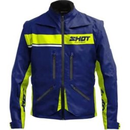 Shot Race Gear Giacca Assault 2.0 Blue / Fluo Yellow L