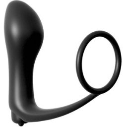 ANAL FANTASY ELITE COLLECTION Anello Fallico Vibrante con Plug Anale Anal Fantasy Ass-Gasm