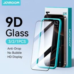 Joyroom 3 Pezzi Vetro HD per iPhone 17 16 Pro Max Protezione Schermo Completa in Vetro Temperato per iPhone 17 16 Pro Max