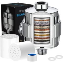 ctzszzmm Soffione doccia Depuratore d'acqua Filtro doccia domestico Rimozione cloro Scaldabagno Pre filtrazione Depuratore d'acqua