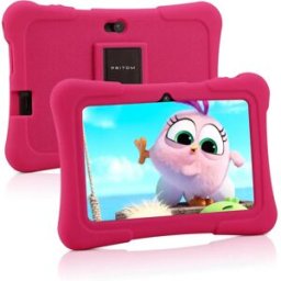 PRITOM Tablet per Bambini da 7 Pollici, Quad Core, Android 13, 32GB, WiFi, Bluetooth, Software Educativo Installato