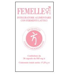 FEMELLE Integratore fermenti lattici 30 CAPSULE di Bromatech srl