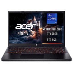 Acer Nitro V 15 ANV15-52-97GL Notebook Gaming, 15,6 ", processore Intel® Core I9 13900H, NVIDIA GeForce RTX™ 5060, RAM 32 GB, 1024 GB SSD, Black, Windows 11 Home